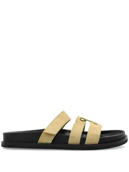 Tory Burch: Светлые сандалии  Ines