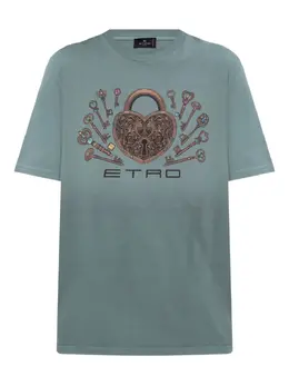 ETRO: Футболка с принтом 
