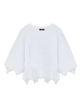 Balmain: Кружевное топ 