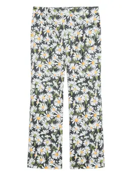 Weekend Max Mara: Брюки с растительным принтом 