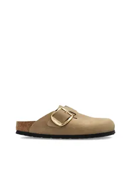 Birkenstock: Коричневые сабо  Boston
