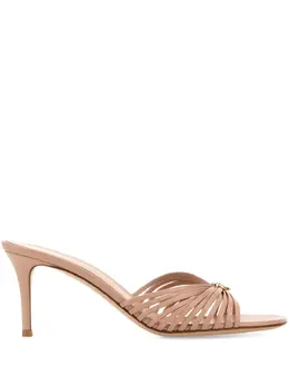 Gianvito Rossi: Бежевые сандалии 