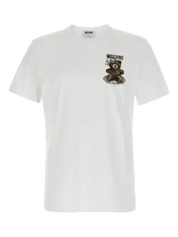 Moschino: Футболка  Teddy Bear с принтом