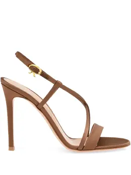 Gianvito Rossi: Коричневые сандалии 