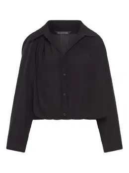 Balenciaga: Рубашка с воротником 