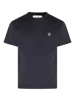 Stone Island: Синяя футболка 