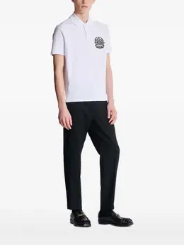 Balmain: Белое поло 
