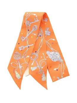 Hermès Pre-Owned: Оранжевый шарф 