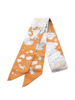 Hermès Pre-Owned: Оранжевый шарф 