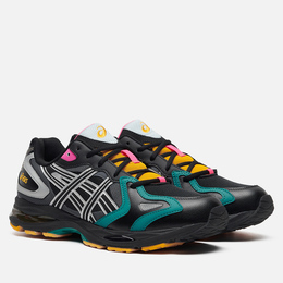 ASICS: Чёрные кроссовки  Gel