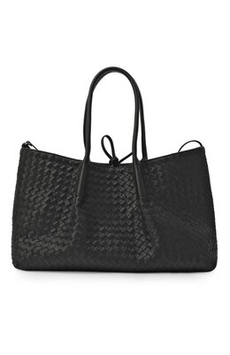 Bottega Veneta: Чёрная сумка 