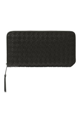 Bottega Veneta: Зелёный кошелёк 