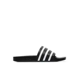 adidas: Чёрные шлёпанцы  Adilette