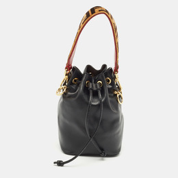 Fendi: Чёрная сумка  Mon Tresor