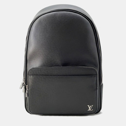 Louis Vuitton: Чёрный рюкзак 