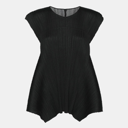 Pleats Please By Issey Miyake: Чёрный топ 
