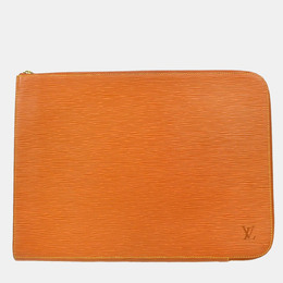 Louis Vuitton: Коричневая сумка  Pochette
