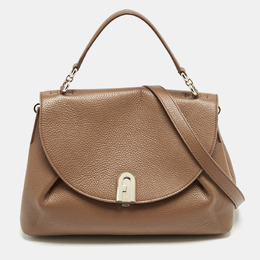 Furla: Коричневая сумка на руку  Sleek