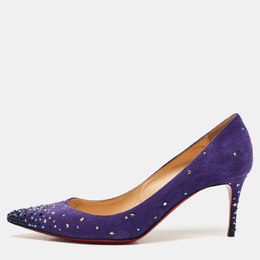 Christian Louboutin: Фиолетовые туфли 
