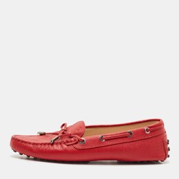 Tod's: Красные мокасины 