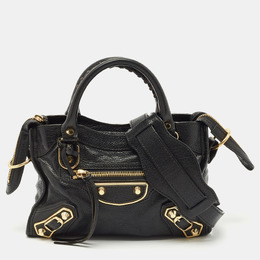 Balenciaga: Чёрная сумка  Classic City