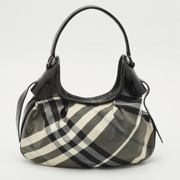 Burberry: Чёрная сумка 