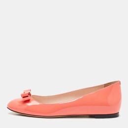 Bally: Оранжевые балетки 