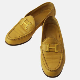 Hermes: Бежевые лоферы 