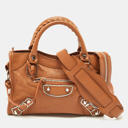 Balenciaga: Коричневая сумка 