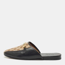 Gucci: Чёрные сабо  Princetown