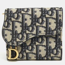 Dior: Синий кошелёк 