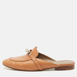 Hermes: Коричневые сабо 