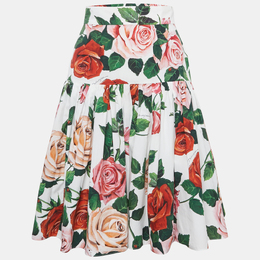 Dolce & Gabbana: Белая юбка  Rose