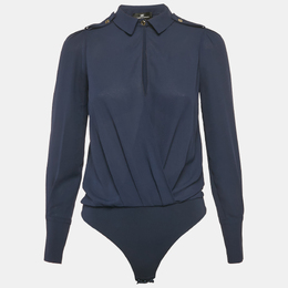 Elisabetta Franchi: Синий боди 