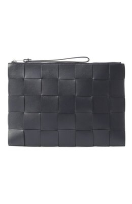 Bottega Veneta: Синий клатч  Cassette