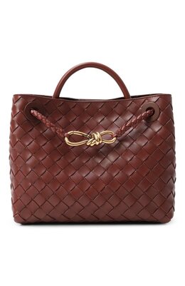 Bottega Veneta: Коричневая сумка 