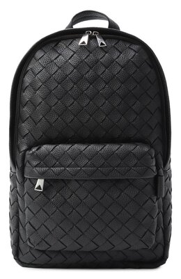 Bottega Veneta: Чёрный рюкзак 
