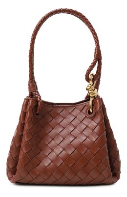 Bottega Veneta: Коричневая сумка 