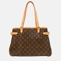 Louis Vuitton: Коричневая сумка-шоппер 