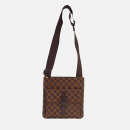 Louis Vuitton: Коричневая сумка  Pochette