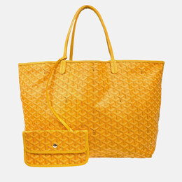 Goyard: Жёлтая сумка-шоппер 