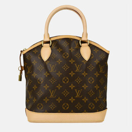 Louis Vuitton: Коричневая сумка-шоппер  Lockit