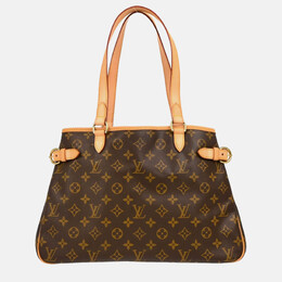 Louis Vuitton: Коричневая сумка-шоппер 
