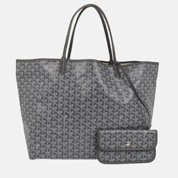 Goyard: Серая сумка-шоппер 