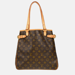 Louis Vuitton: Коричневая сумка-шоппер 
