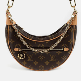 Louis Vuitton: Коричневая сумка 