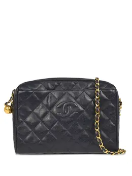 CHANEL Pre-Owned: Синяя сумка 