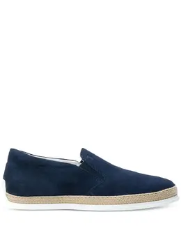 Tod's: Голубые мокасины 