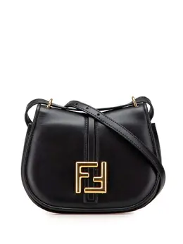 Fendi Pre-Owned: Чёрная сумка через плечо 