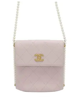 CHANEL Pre-Owned: Розовая сумка 